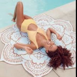 VIX BLUE LOTUS SHAPED TOWEL